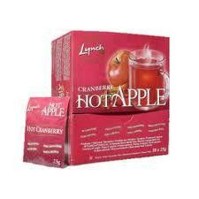 Lynch Hot Apple čaj instantní horká brusinka 50 x 23 g