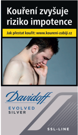 Davidoff Evolved SSL Silver slim tvdé bal. 10 krab. 20 ks kolek U 162 Kč VO cena
