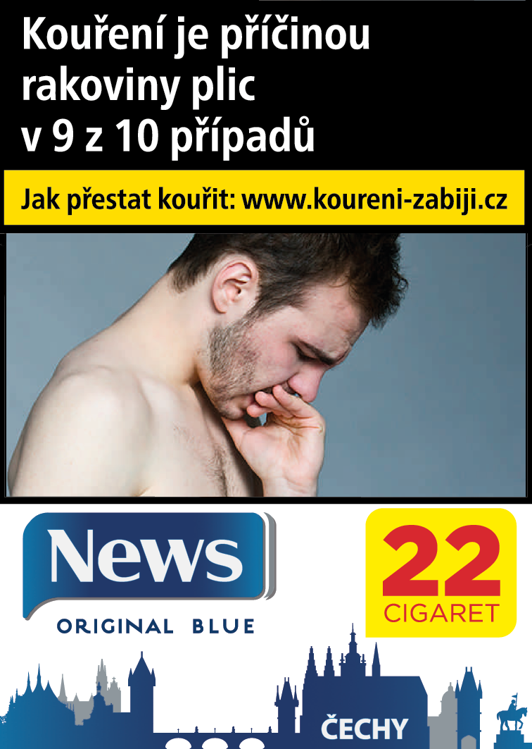 News Blue king size tvrdé bal. 8 krab. 22 ks kolek U 159 Kč VO cena