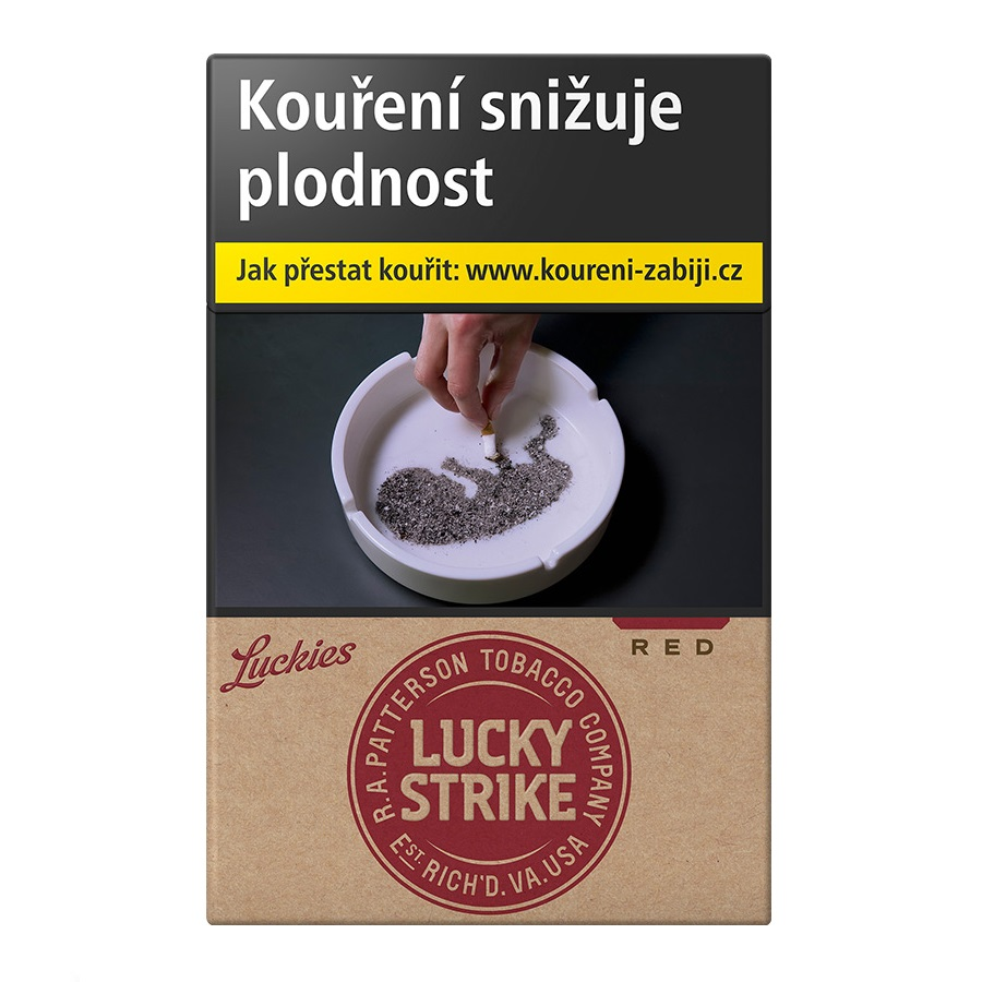 LUCKY STRIKE At Red king size tvrdé bal. 10 krab. 20 ks kolek U 174 Kč VO cena