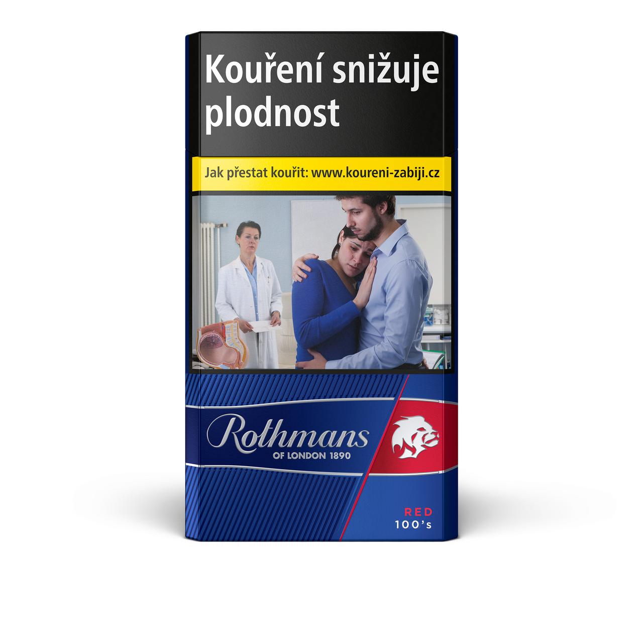 Rothmans Ol Red 100 dlouhé tvrdé bal. 10 krab. 20 ks kolek U 161 Kč VO cena