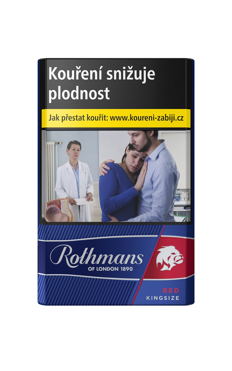 Rothmans Ol Red king size tvrdé bal. 10 krab. 20 ks kolek U 161 Kč VO cena