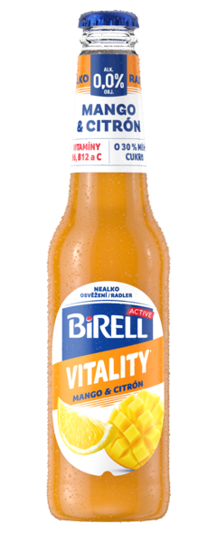 BIRELL Mango/ citron 330 ml vratná láhev