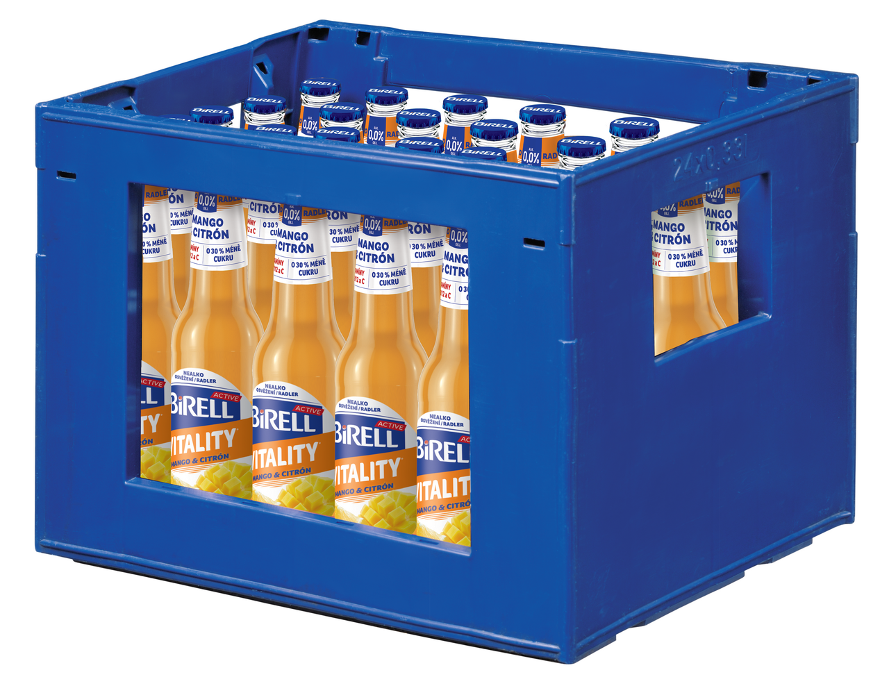 BIRELL Mango/ citron 24 x 330 ml vratná láhev