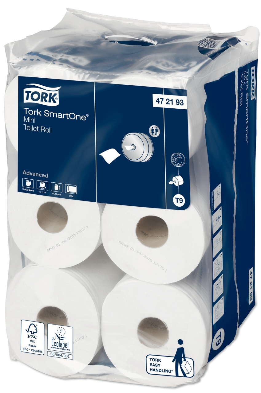 TORK Mini Toaletní papír 111,6 m 2vrstvé 12 ks