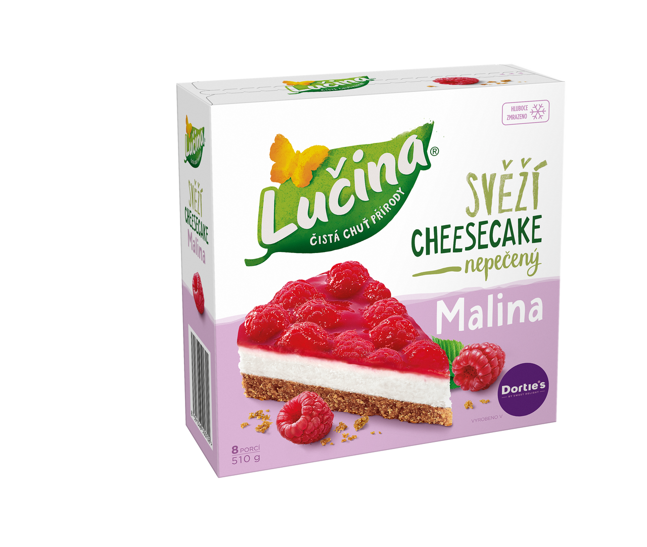 Lučina Dorties malina mraž. 510 g