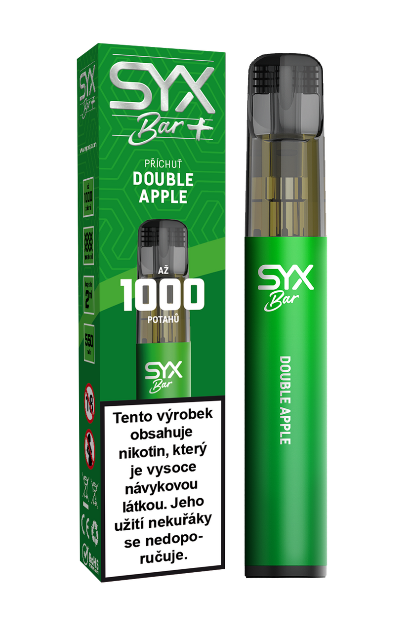 SYX Bar Double Apple 1 ks