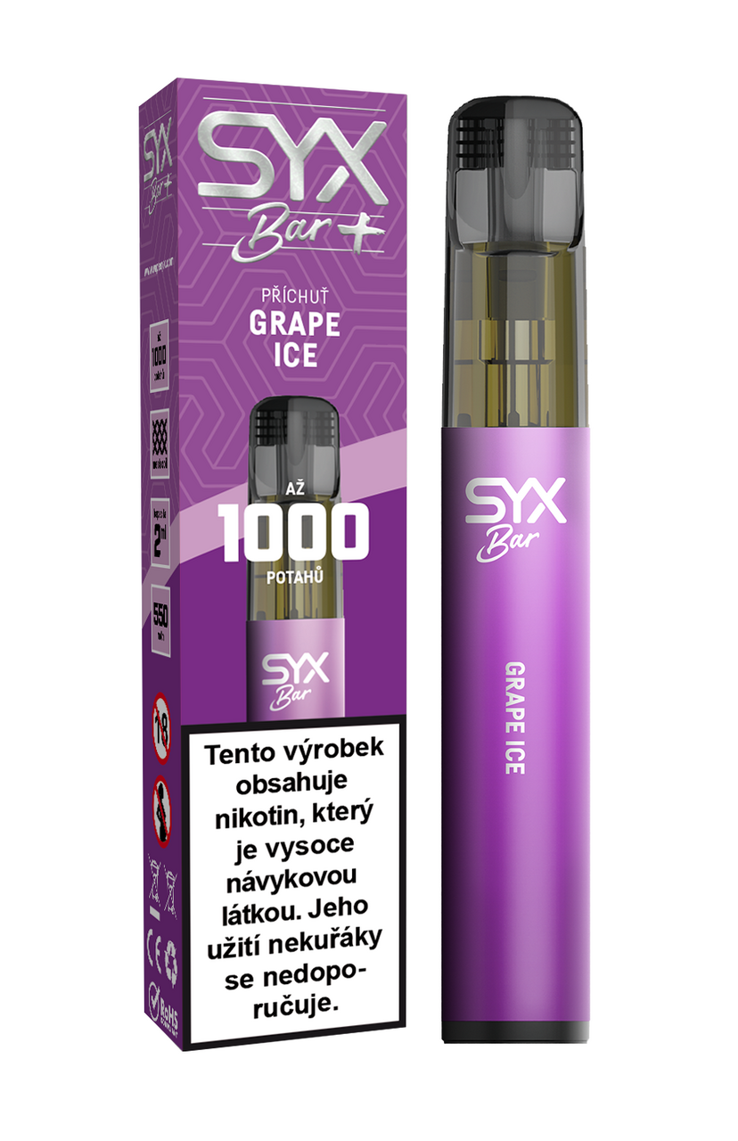 SYX Bar Grape Ice 5 ks