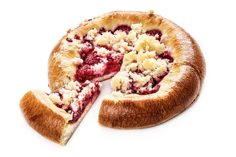 Koláč moravský malina nebalený 150 g