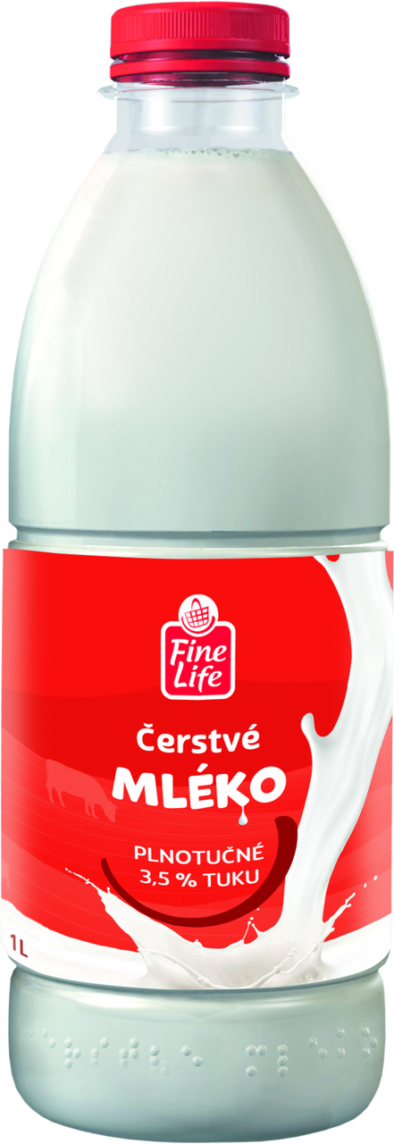 FL MLÉKO ČERS.3,5% PET 1L 6x