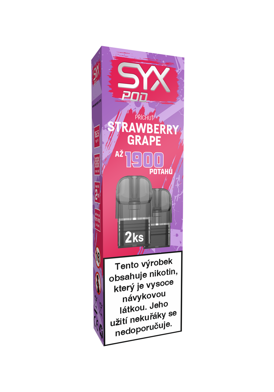 SYX Pod Strawberry Grape kolek R 1 ks