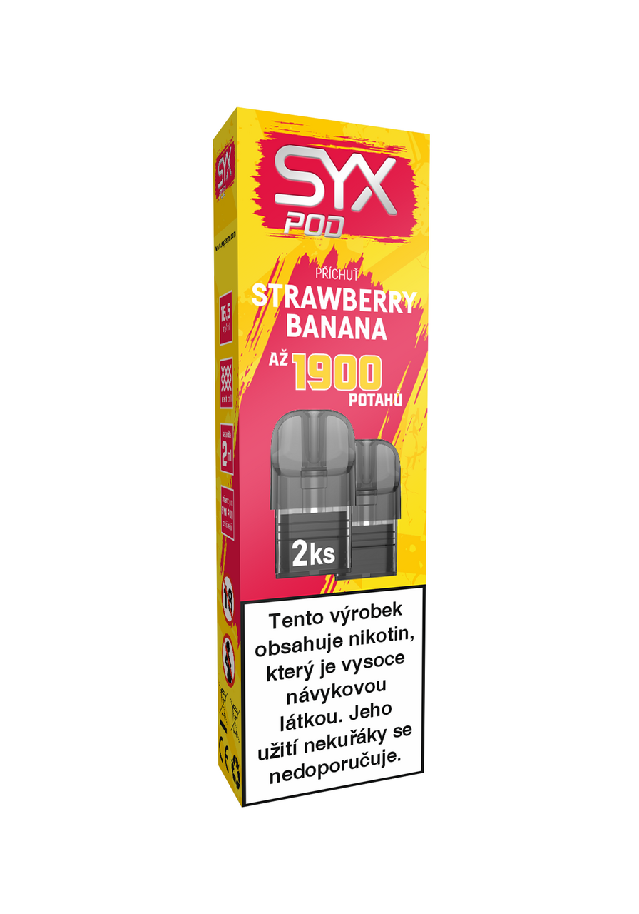 SYX Pod Strawberry Banan kolek R 1 ks