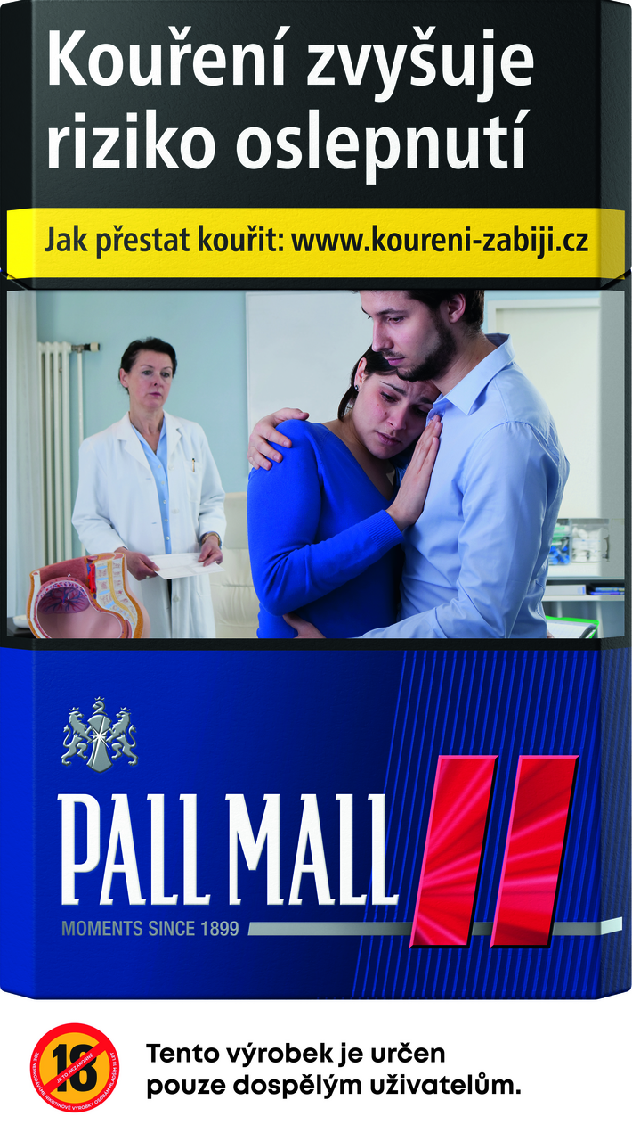 PALL MALL Red king size tvrdé bal. 10 krab. 20 ks kolek U 168 Kč VO cena