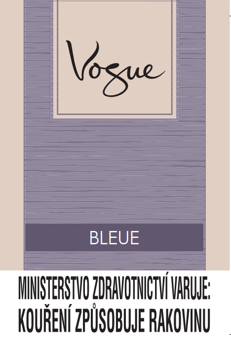 Vogue Lacig Bleue slim tvrdé bal. 10 krab. 20 ks kolek U 169 Kč VO cena