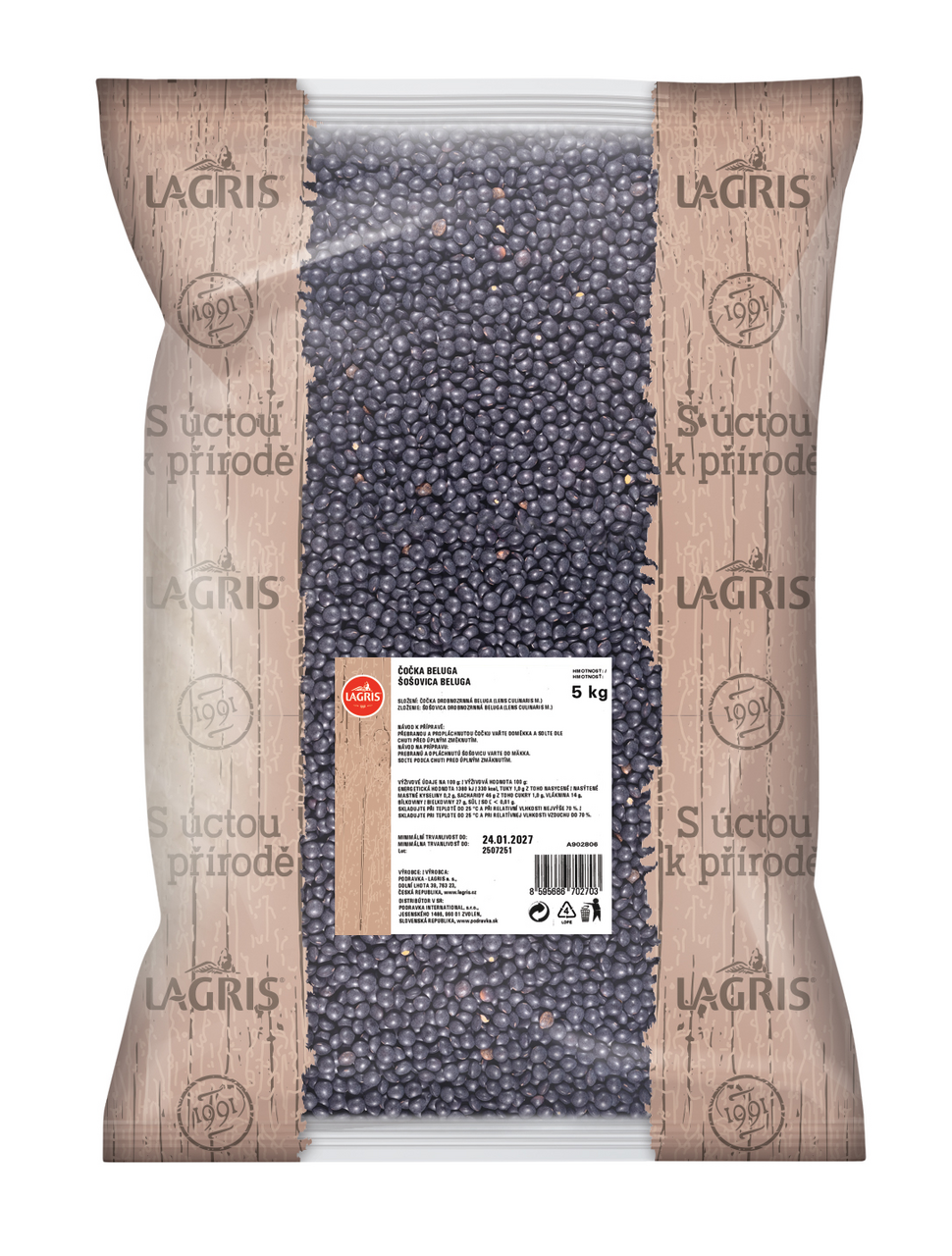 LAGRIS Čočka Beluga 5 kg