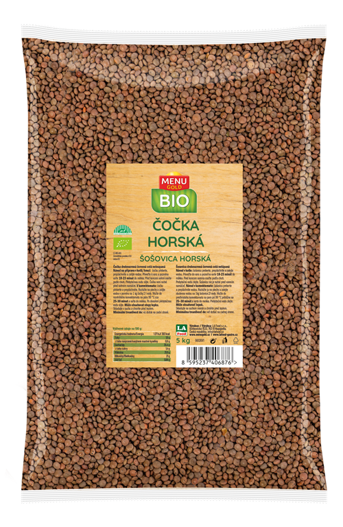 MENU GOLD BIO Čočka horská 5 kg