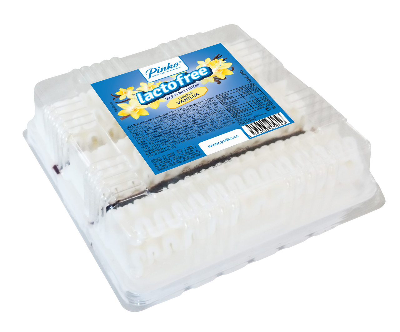 Polárkový dort bez laktózy příchuť vanilka mraž. 18 x 615 ml