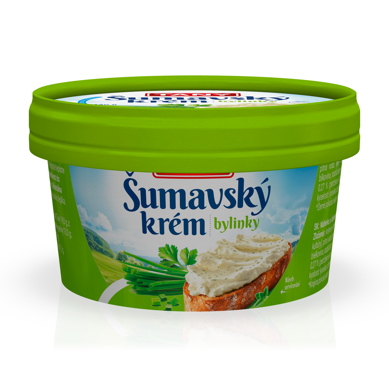 Šumavský sýrový krém bylinky chlaz. 150 g