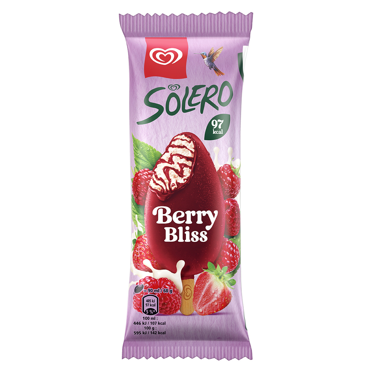 Solero Berry Bliss mraž. 25 x 90 ml