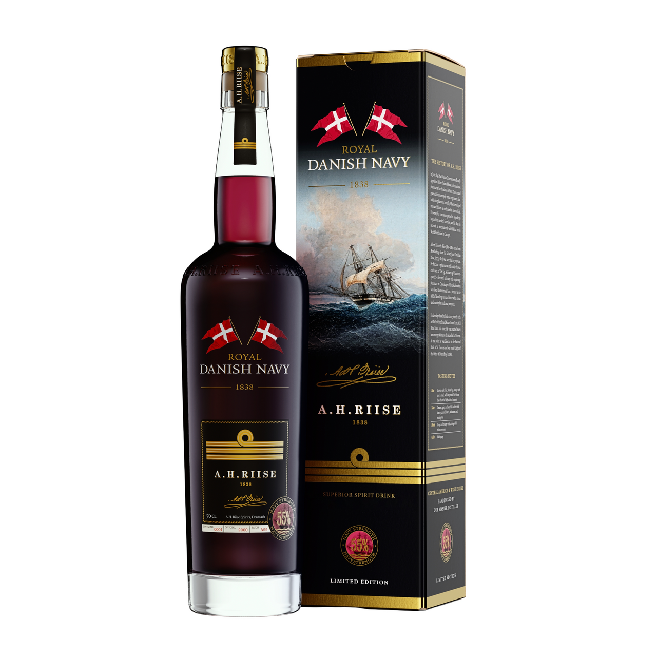 A.H. Riise Danish Navy 55 % 700 ml