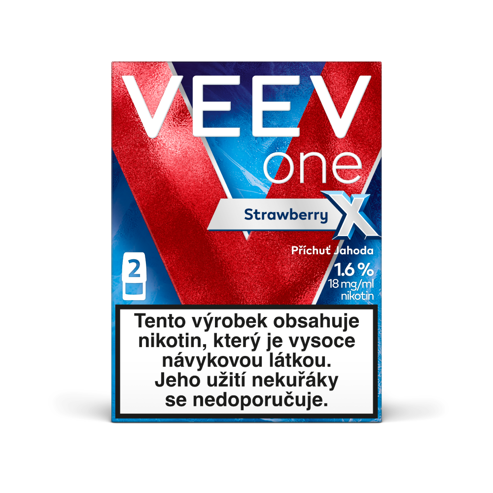 VEEV ONE X Strawberry 1,6 % kolek R 5 ks