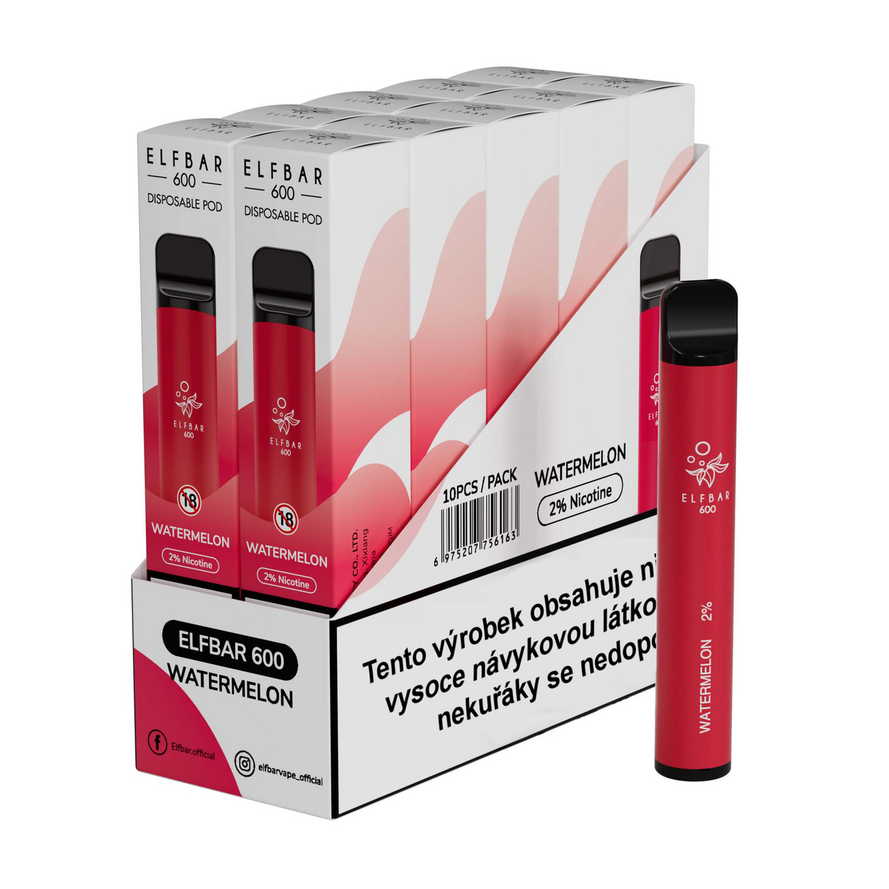 ELF BAR Watermelon kolek R 10 ks