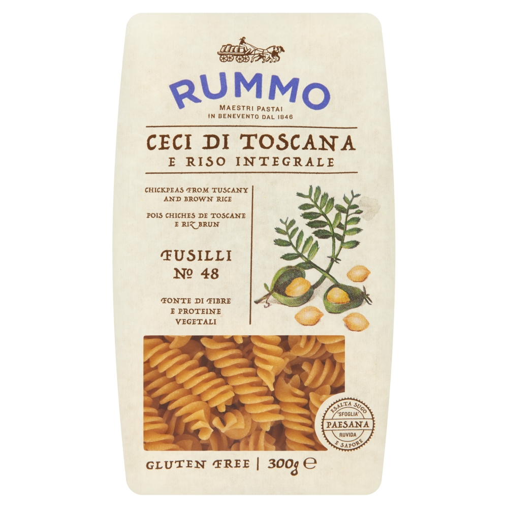 RUMMO Fussilli Cizrna + rýže bezlepku 300 g