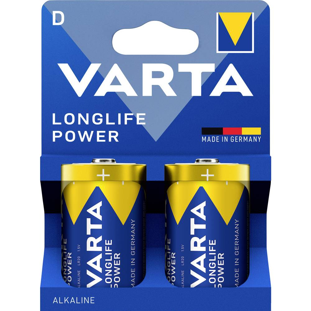 VARTA Baterie Longlife Power D2 2 ks
