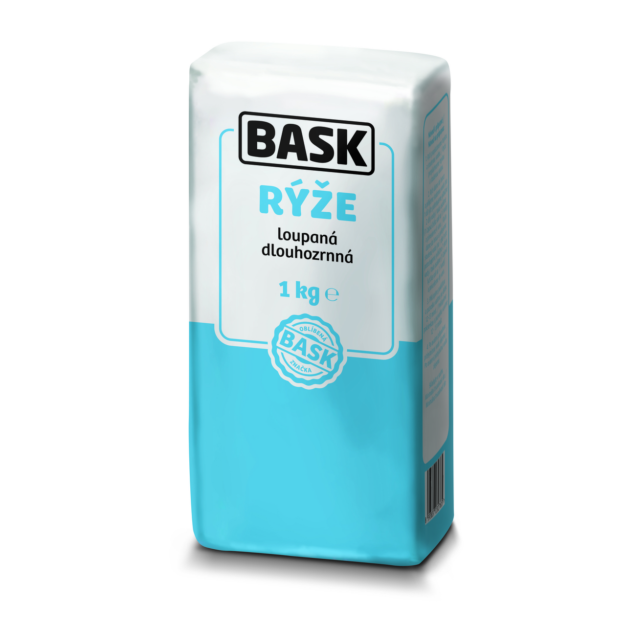 BASK Rýže dlouhozrnná loupaná 1 kg