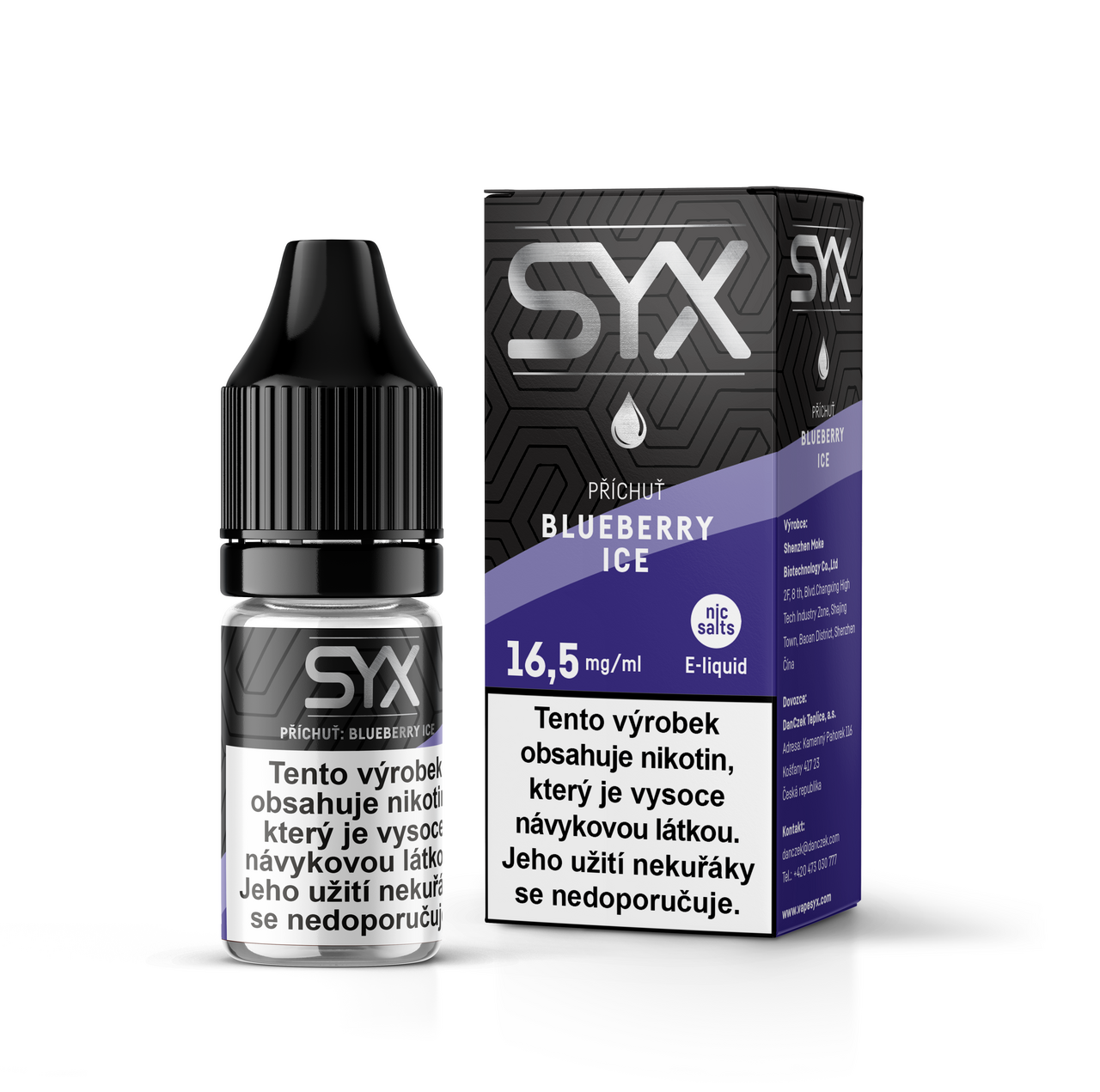 SYX NS Blueberry Ice 16,5 mg 5 ks