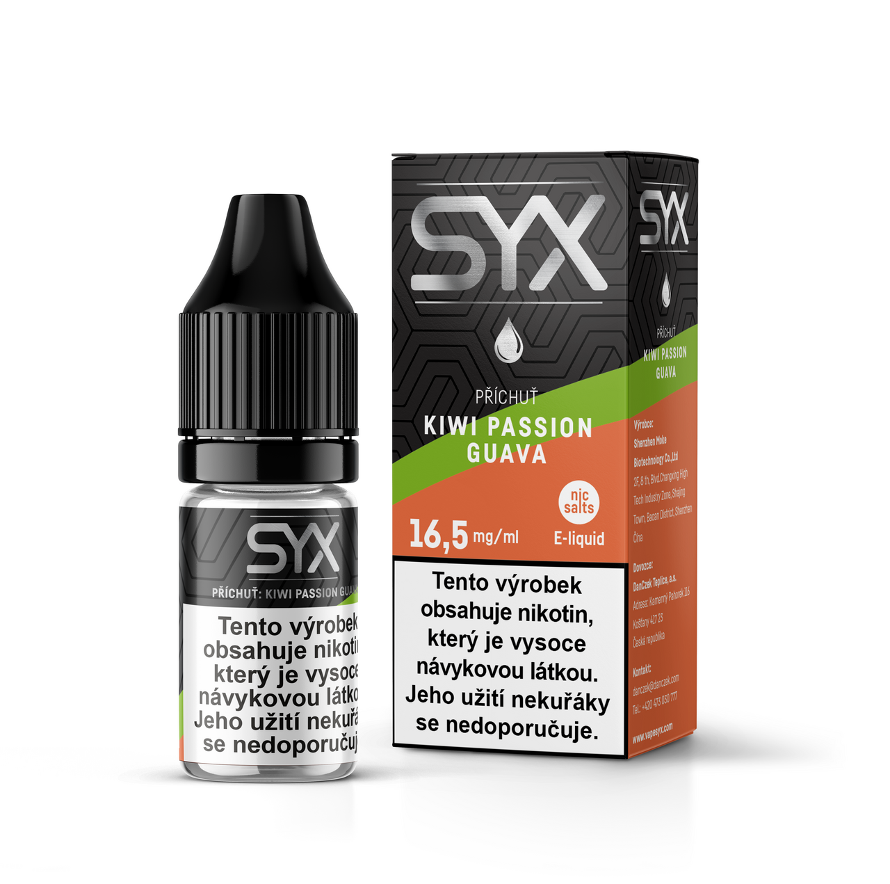 SYX NS Kiwi Passion Fruit Guava 16,5 mg 5 ks