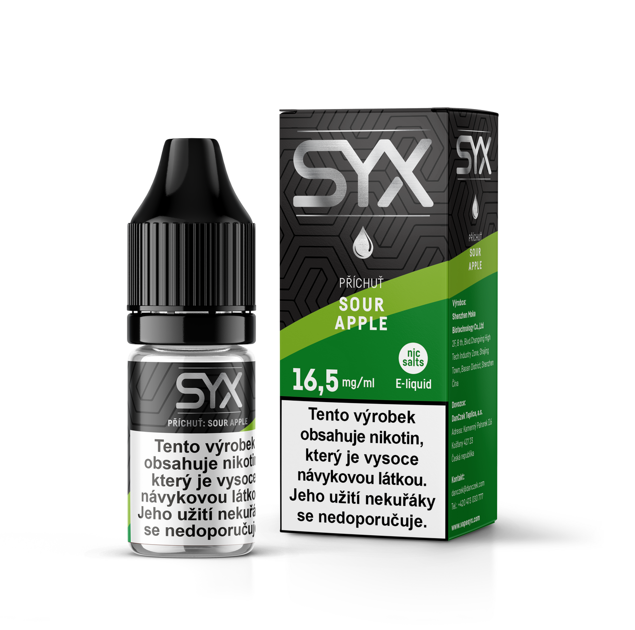 SYX NS 16,5mg SOUR APPLE