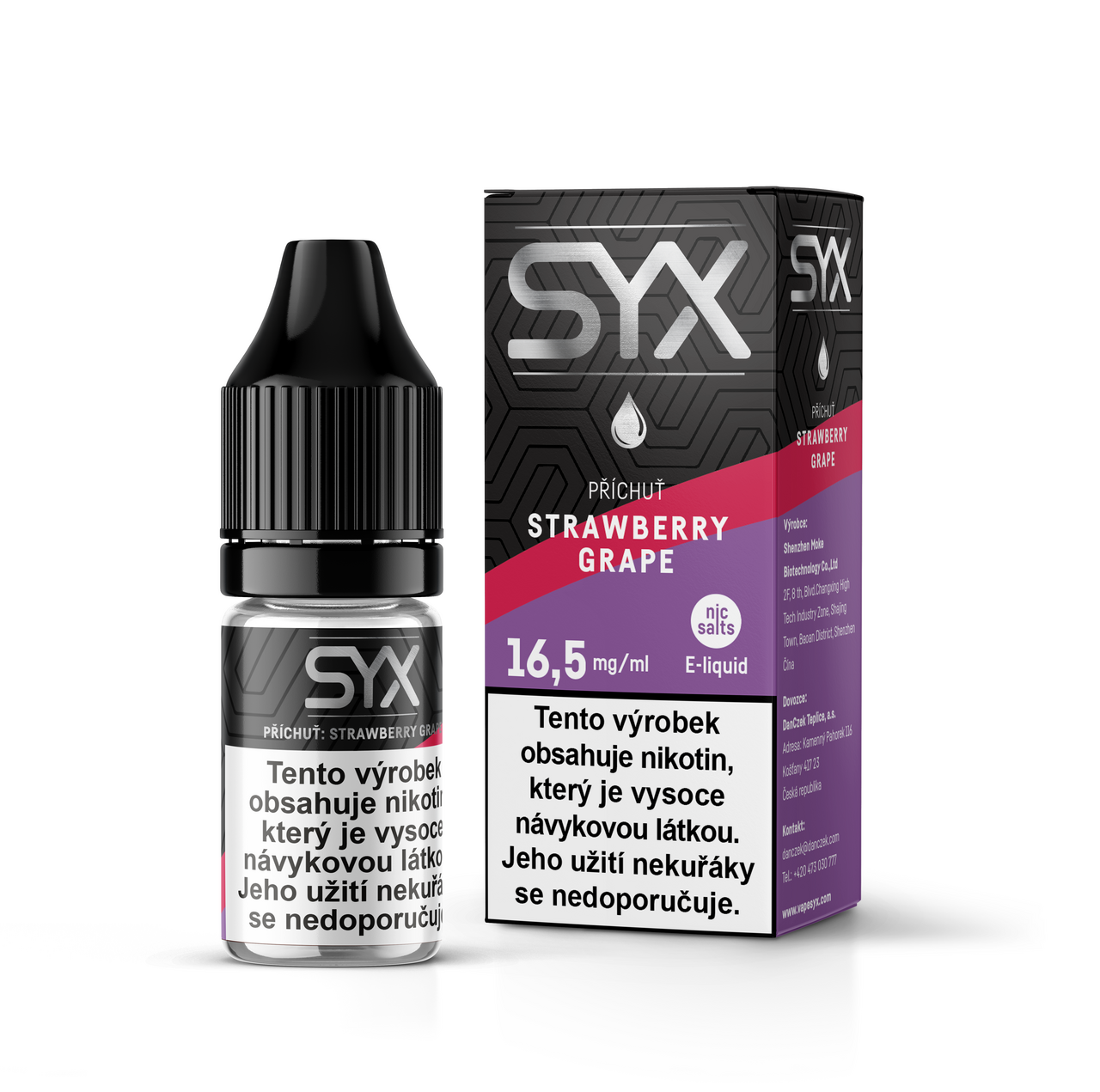 SYX NS Strawberry Grape 16,5 mg 5 ks