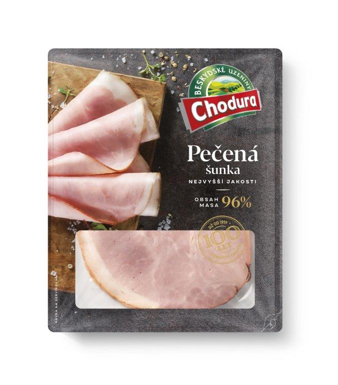 Pečená šunka nejvyšší jakosti plátky chlaz. 100 g