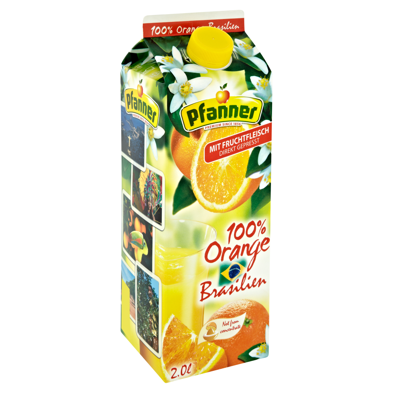 Pfanner Džus Brazilský pomeranč 100 % džus 2 l