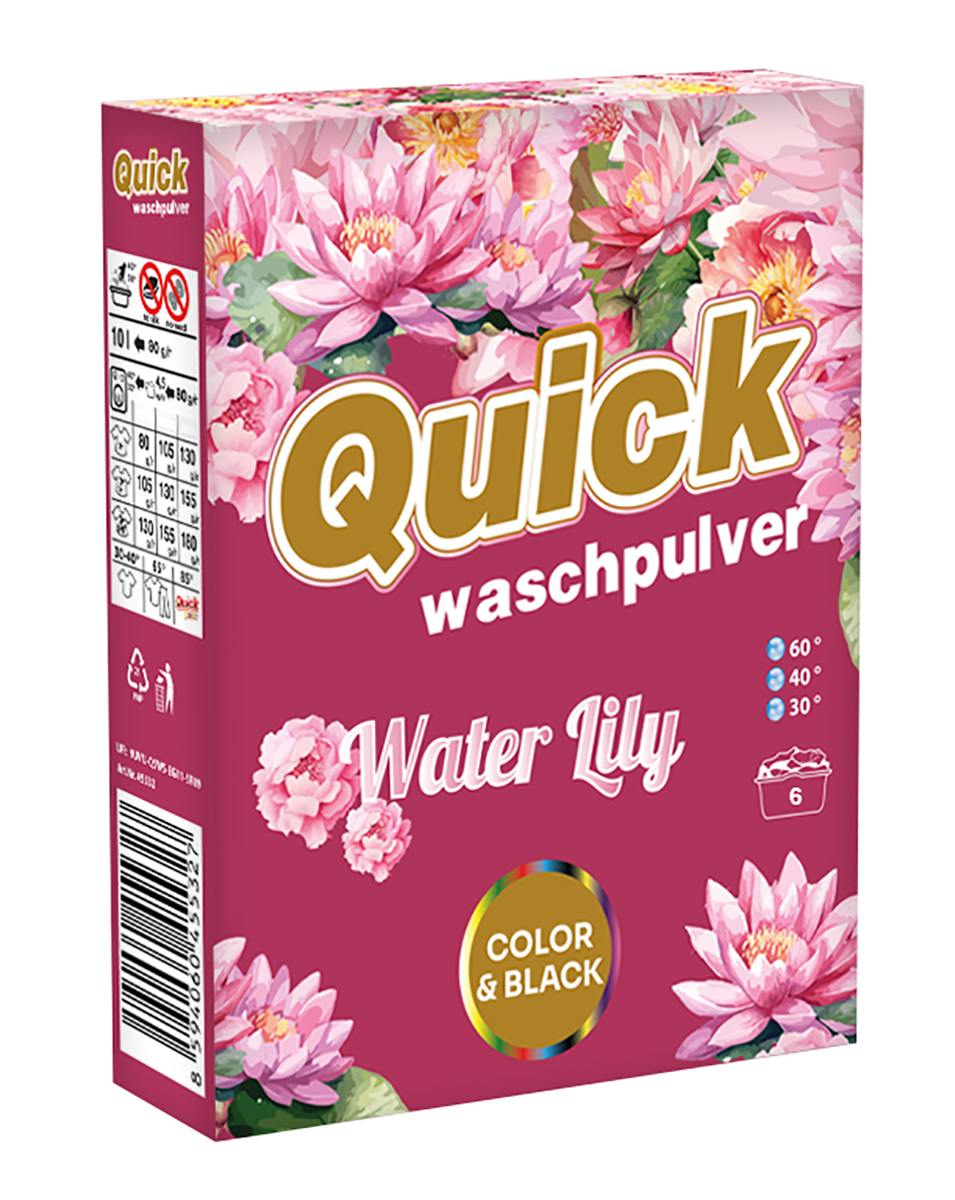 Quick Prací prášek Water Lilly (6 praní)