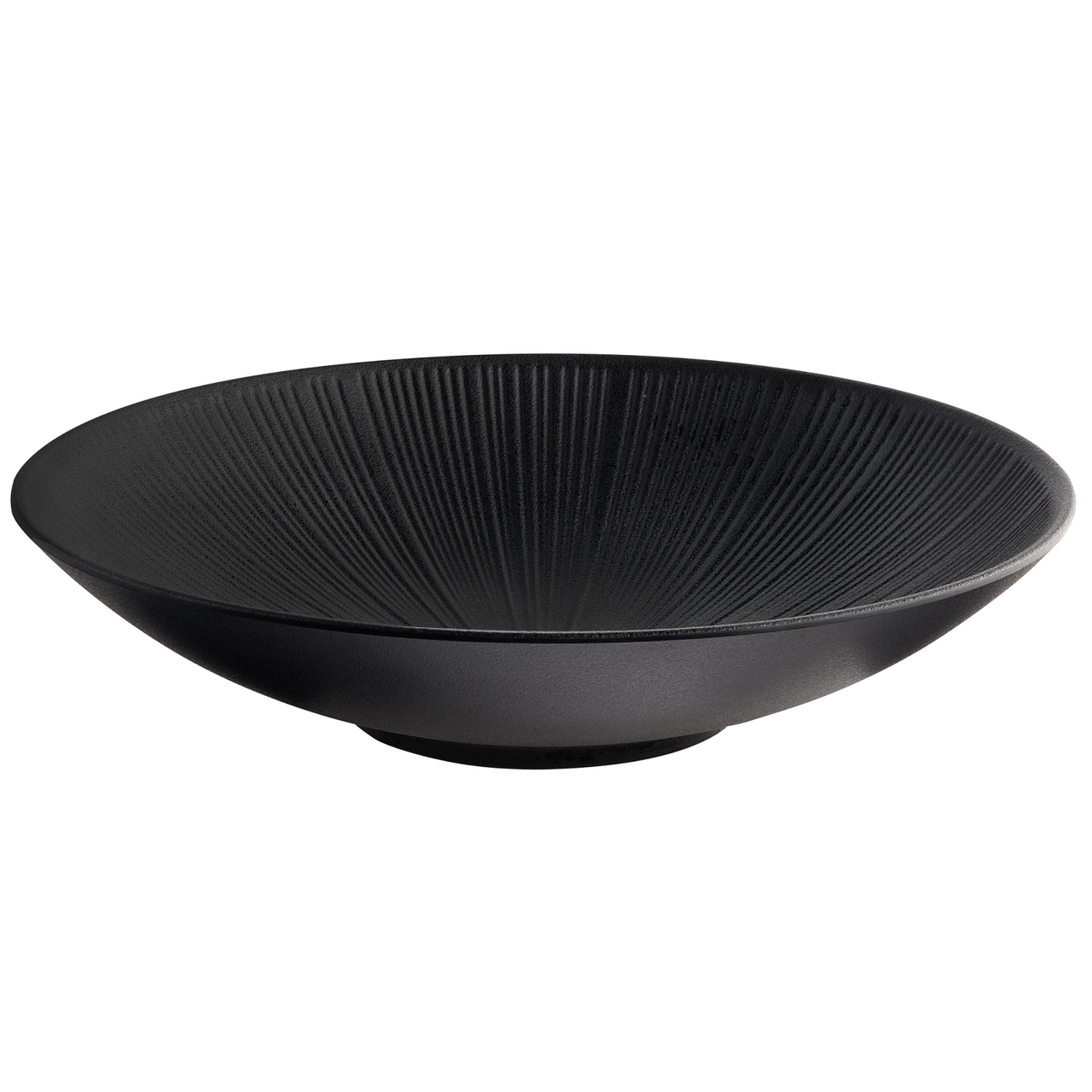 APS Talíř hluboký NERO 35 cm melamin černý 1 ks