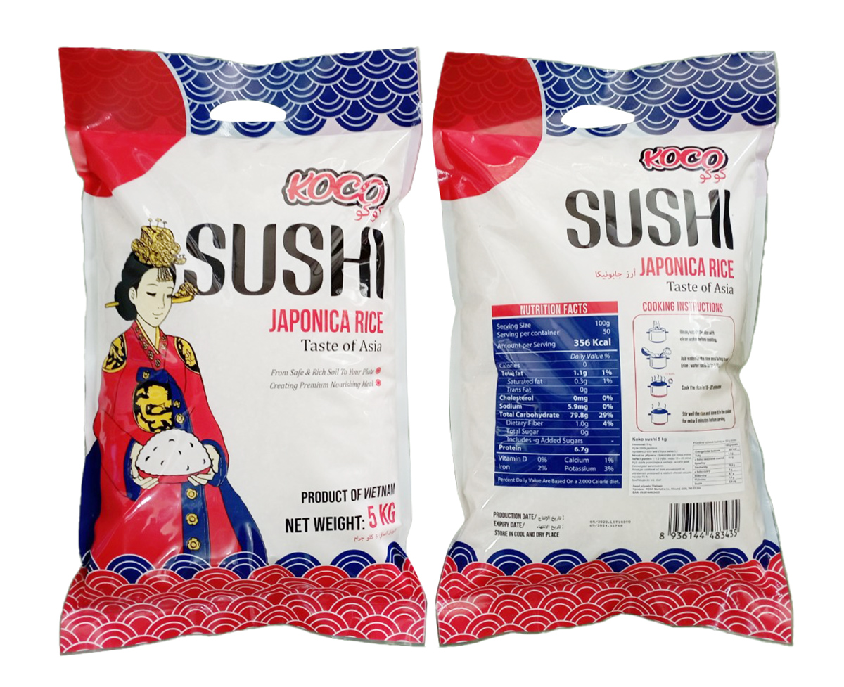 KOCO SUSHI Rýže Japonica 5 kg