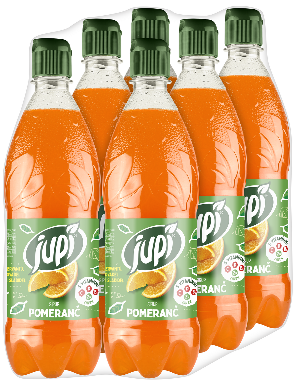jupí Sirup pomeranč 6 x 700 ml