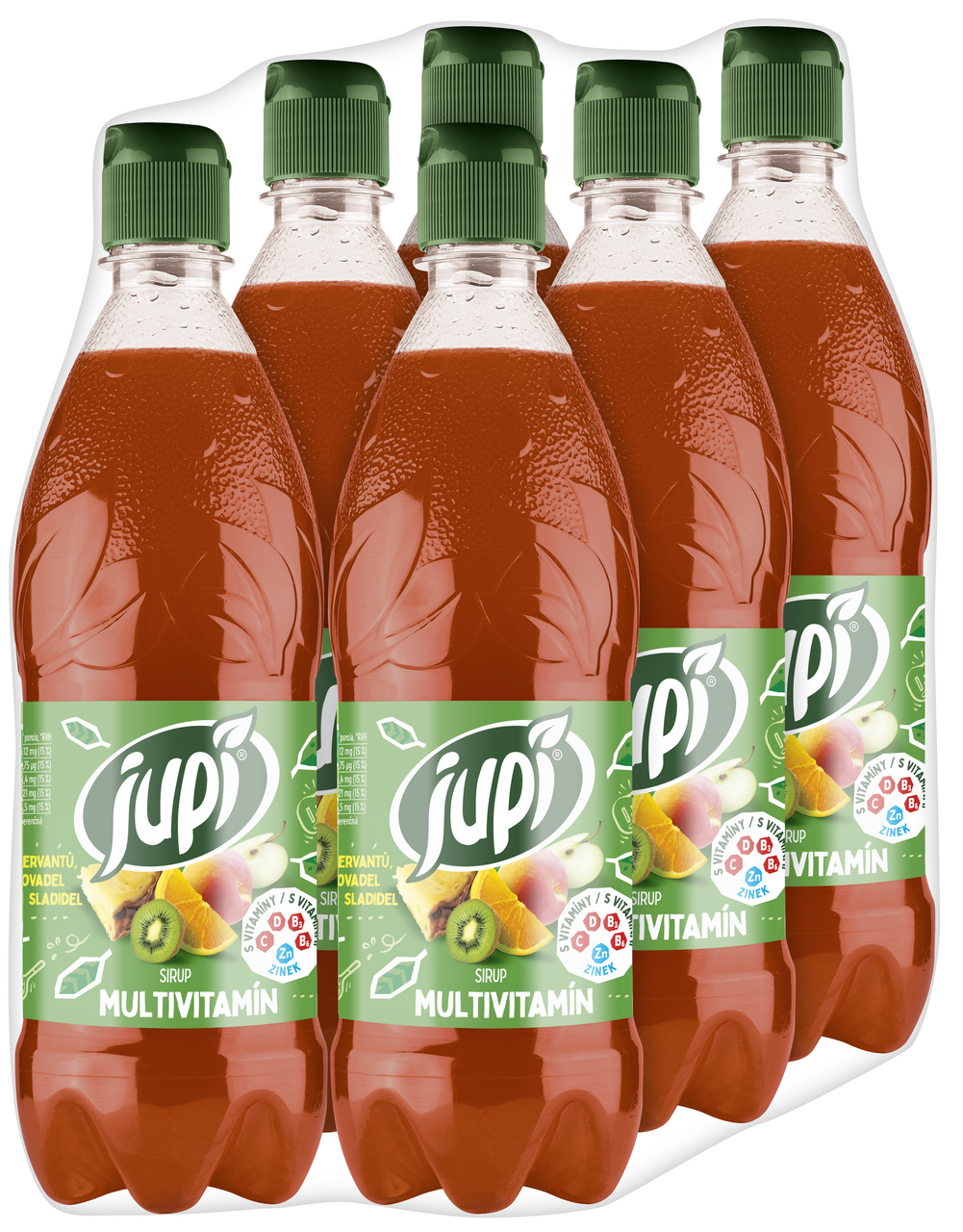 jupí Sirup multivitamín 6 x 700 ml