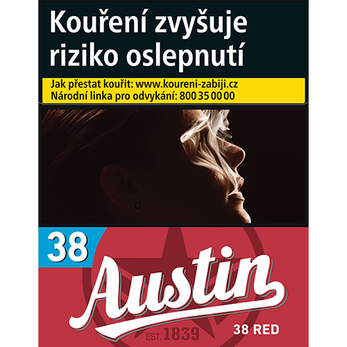 Austin Red king size tvrdé bal. 5 krab. 38 ks kolek u KC 275 Kč VO cena