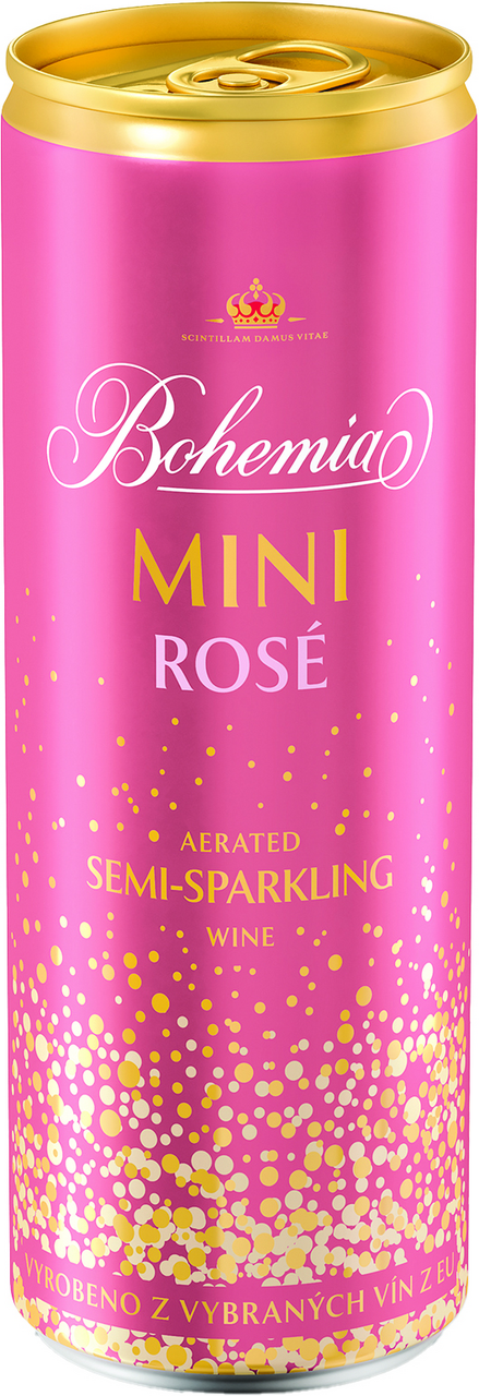 BohemiaSekt Mini Rosé 24 x 250 ml plech