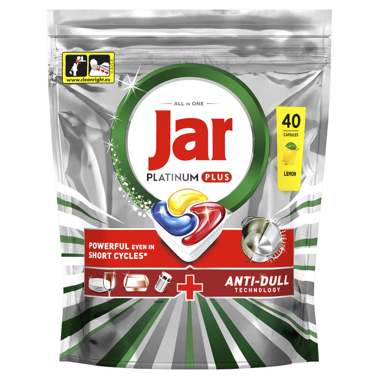 Jar Platinum+ kapsle do myčky 40 ks