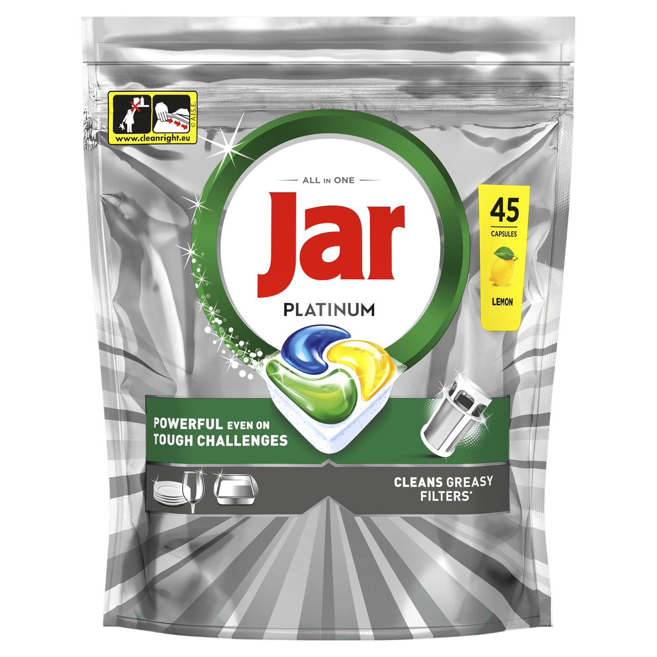 Jar Platinum kapsle do myčky 45 ks