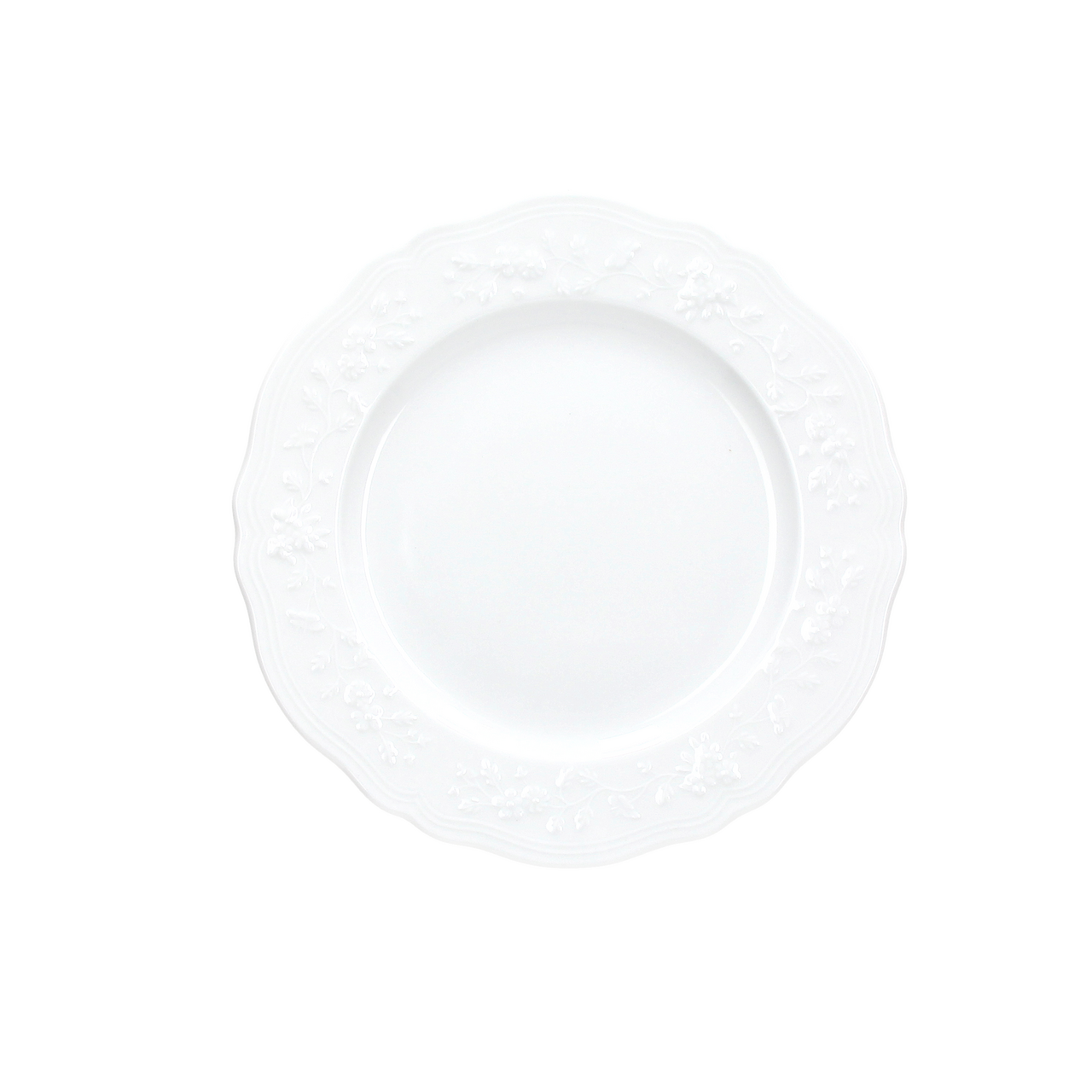 Talíř mělký FLEUR BIANCO 26 cm porcelán 1 ks