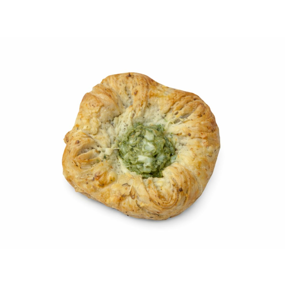 Plundrové pečivo špenát nebalené 1 ks