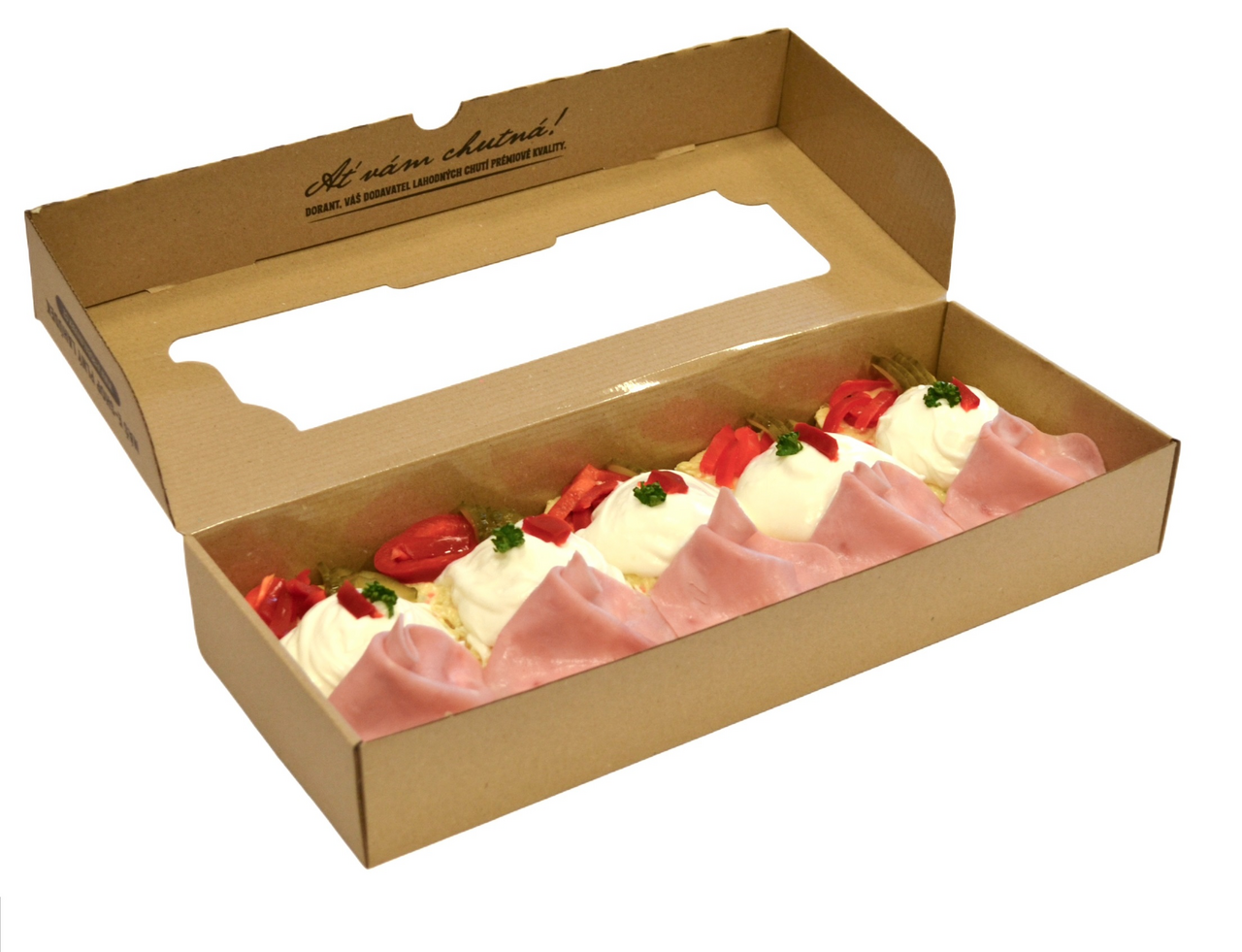 Chlebíček šunka/ vejce 5 ks 500 g