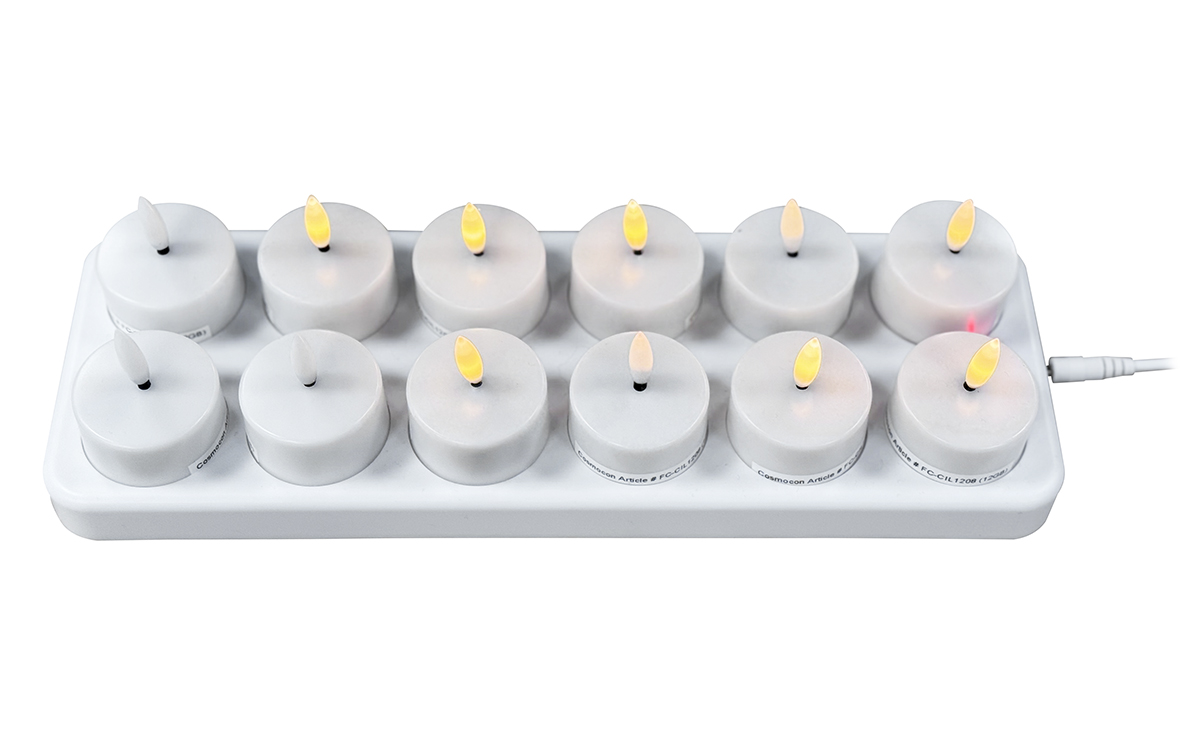 aro Dobíjecí svíčky LED 12 ks