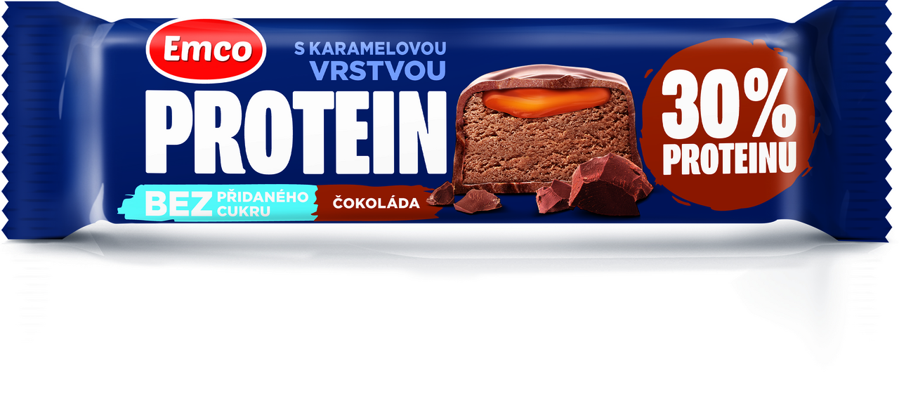 Emco Tyčinka Protein čokoláda karamel 45 g