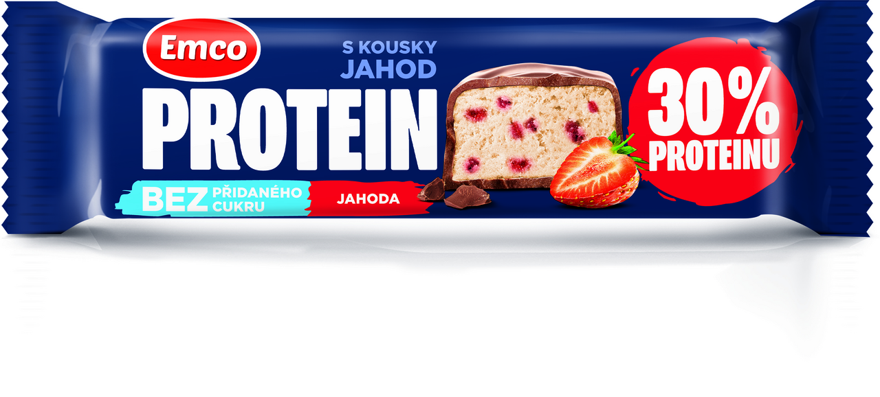 Emco Tyčinka Protein jahoda 50 g